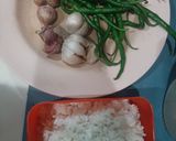 Foto langkah ke 1 dari resep Nasi Bakar Smoke Chicken Cabe Ijo.