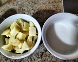 A picture of step 1 of Apple Lassi.