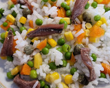 Foto del paso 5 de la receta: Ensalada de colores y sabores con arroz