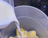 Φωτογραφία βήματος 2 της συνταγής Milkshake μπανάνα - ακτινίδιο