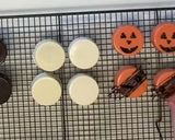 A picture of step 3 of Halloween Chocolate Covered Oreos.