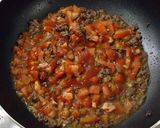 A picture of step 3 of Tomato Beef with Mushrooms ♥ Ground Beef 3.
