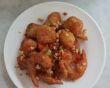 Foto langkah ke 4 dari resep Udang & Tahu Cabai Garam.