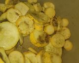 A picture of step 1 of Air-Fried Yellow Squash.