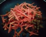 A picture of step 4 of Kabuli pulao.