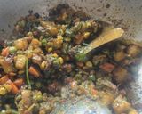 A picture of step 5 of Veg biryani.