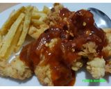 Foto langkah ke 7 dari resep Crispy chicken bbq.