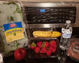 A picture of step 1 of Green Breakfast Smoothie.
