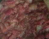 A picture of step 2 of Rice pudding with rhubarb and ginger - vegan.