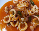 Foto langkah ke 4 dari resep Cumi Saus Padang Simple.