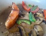 A picture of step 4 of Pan fried salmon 🐟.