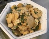 Une image de l'étape 6 de Panais fondants au persil et crème de champignons.