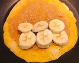 A picture of step 6 of Banana 🍌 Peanut 🥜 Butter Stuffed Pancake 🥞.