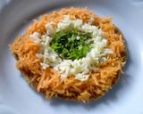 A picture of step 5 of Tricolour Thalipeeth.