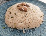 A picture of step 6 of Straw Mushroom and Soya Pulao.