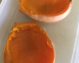 Une image de l'étape 2 de Courge butternut farcies à la truite fumée.