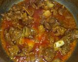 A picture of step 4 of Tikka mutton.
