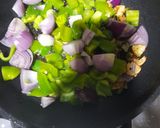 A picture of step 1 of Chicken manchurian.