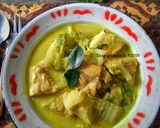 Foto langkah ke 10 dari resep Sayur Kuning Sawi Putih.