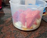 Foto del paso 1 de la receta: Batido frío de melón, sandía, manga y yogur
