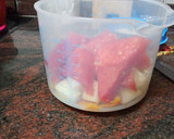 Foto del paso 1 de la receta: Batido frío de melón, sandía, manga y yogur
