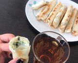 عکس مرحله 7 از دستور بورک پنیر و اسفناج
