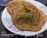 A picture of step 4 of Matar or Green Pea Parathas.
