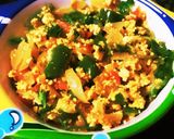 A picture of step 5 of Paneer Keema Masala.