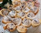 Leveles tésztából lekváros, diós, csokis csiga 🐌🐌🐌 recept fázis 4 fotója