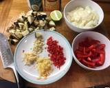 Coconut & Lime Dhal with Aubergines & Peppers recipe step 1 photo