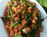 Foto langkah ke 2 dari resep Tumis tempe tauco (mix kacang panjang & terong).