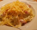 Tejszínes, bacon-ös tortelloni recept fázis 5 fotója