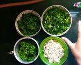A picture of step 1 of Punjabi Pind (Village) Style ~ Sarson ka saag aur Makki ki Roti.