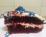 A picture of step 9 of Red velvet cake #weeklyjikonichallenge.