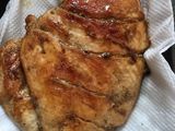 Tasty pan fried chicken breast