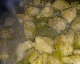 A picture of step 6 of Malai chicken.