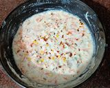 A picture of step 3 of Carrot Rajgira Raita.