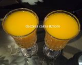 A picture of step 2 of Mango juice.