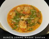 Foto langkah ke 3 dari resep Buncis Udang Masak Santan #BikinRamadanBerkesan.