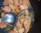 A picture of step 1 of Creamy Muskmelon curry.
