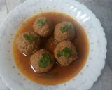 A picture of step 8 of Beef mince koftay.