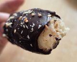 Foto del paso 6 de la receta: Chocobanana helada 🍌 🍫 Heladito saludable de banana, chocolate 85 % cacao, con almendras y sésamo