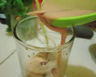 Cendol Capuccino cincau - Step 3