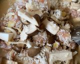 Foto langkah ke 2 dari resep Steam Rice Chicken Mushroom.