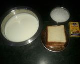 ब्रेड रसमलाई (bread rasmalai recipe in Hindi) रेसिपी चरण 1 फोटो
