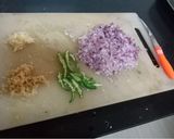 A picture of step 3 of Chana Masala.