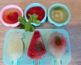 Foto del passaggio 2 della ricetta Sorbetti al limone kiwi 🥝 e fragola 🍓
