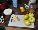 Foto del paso 1 de la receta Vasos de arroz con leche con compota de manzana y pera