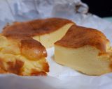 A picture of step 8 of Basque Cheesecake.