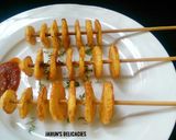 A picture of step 5 of Potato on a stick.